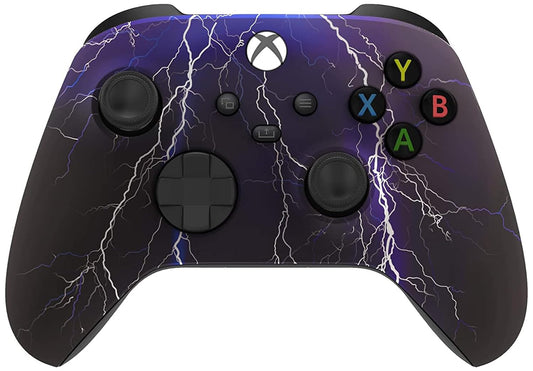 Custom Controllerzz Wireless Controller for Xbox Series X/S & One - Soft Touch Feel - X/S Stormy Skies