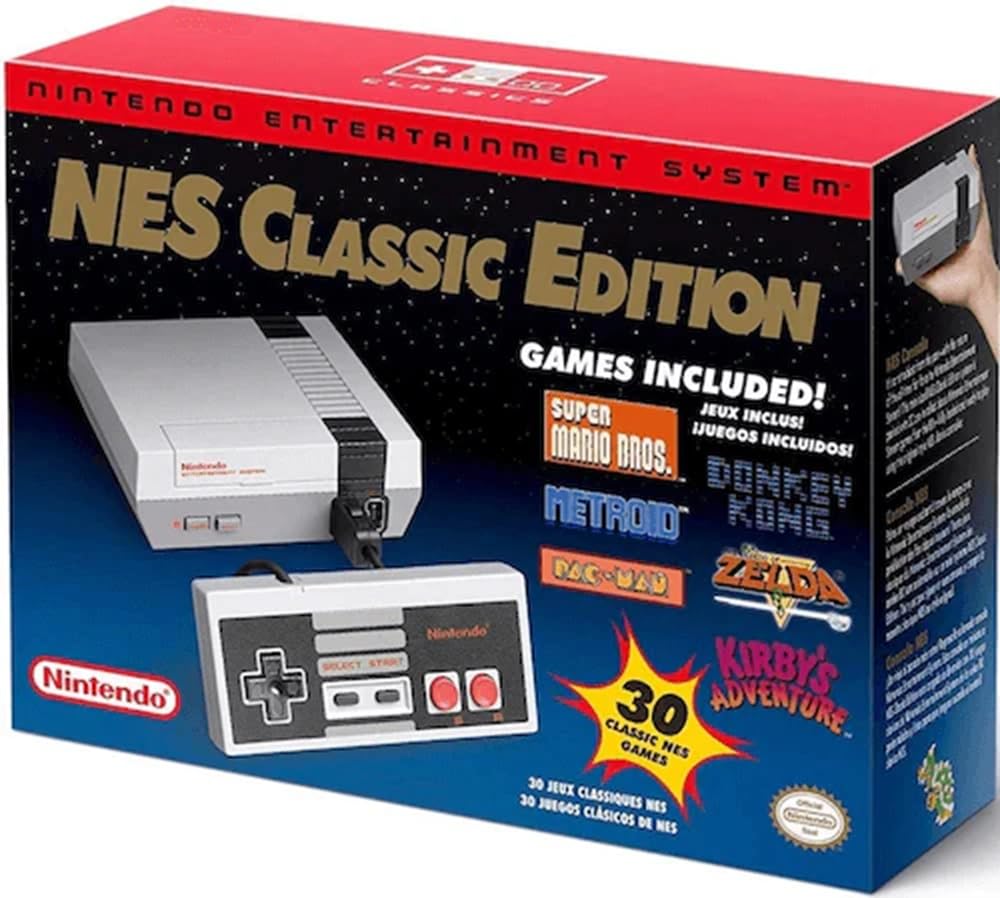 Nesreader Nintendo NES Classic Edition Mini Console with 30 Preloaded Games ...
