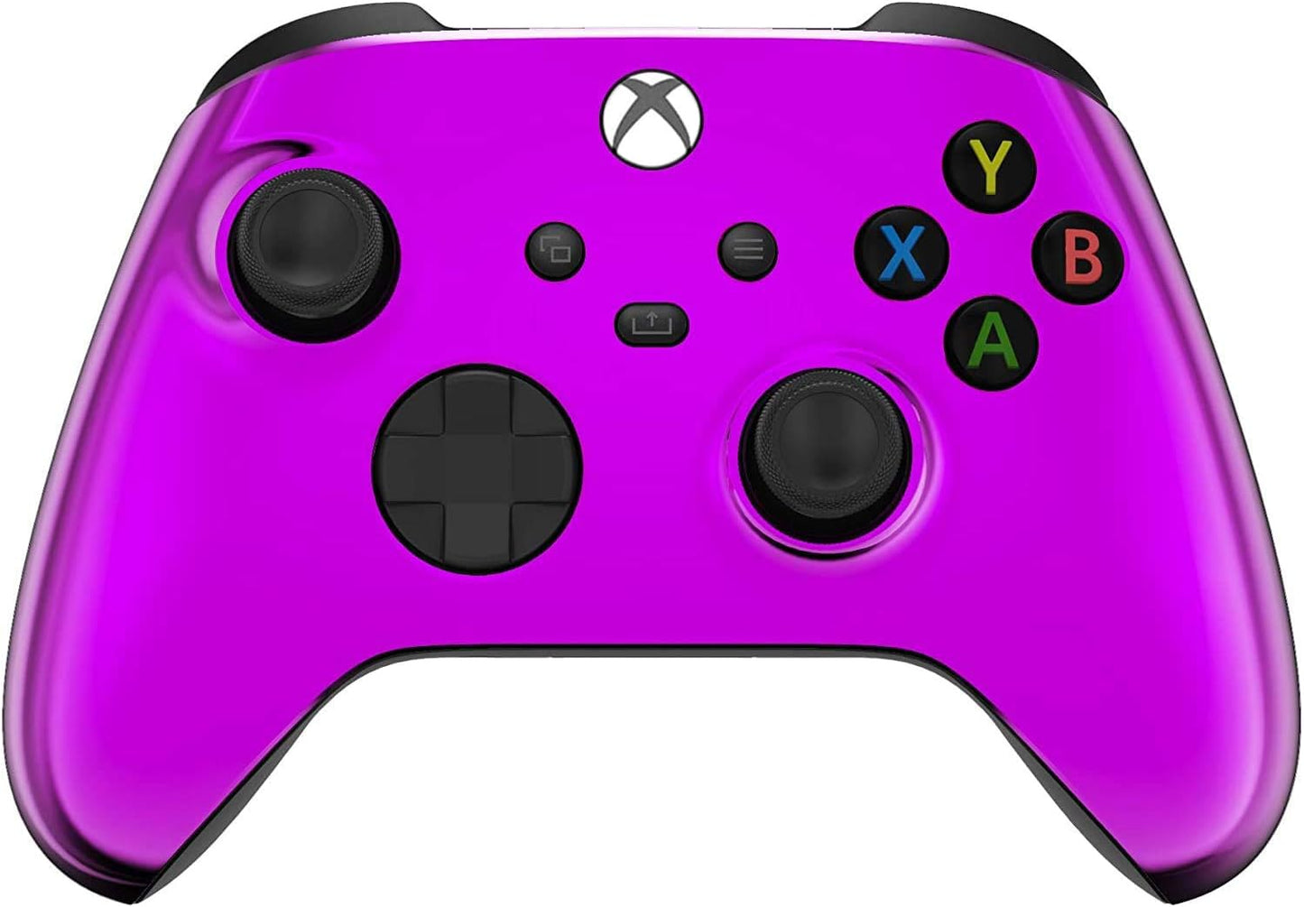 Custom Controllerzz Wireless Xbox Controller - Soft Touch Feel - X/S Purple Chrome