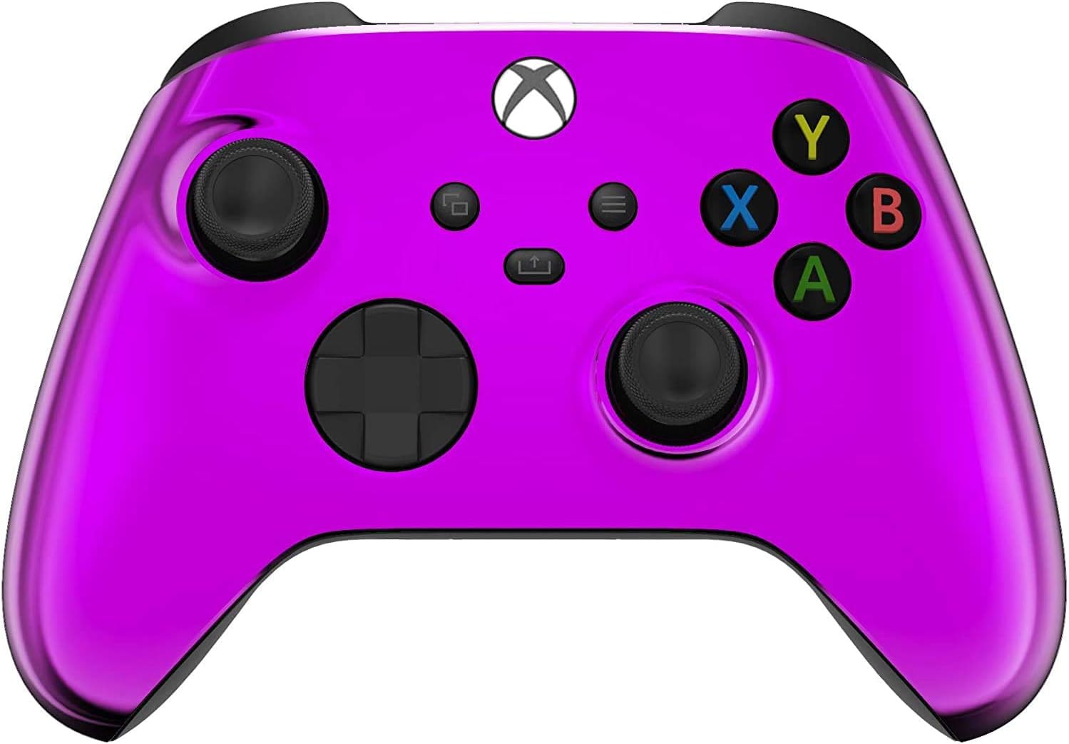 Custom Controllerzz Wireless Xbox Controller - Soft Touch Feel - X/S Purple Chrome
