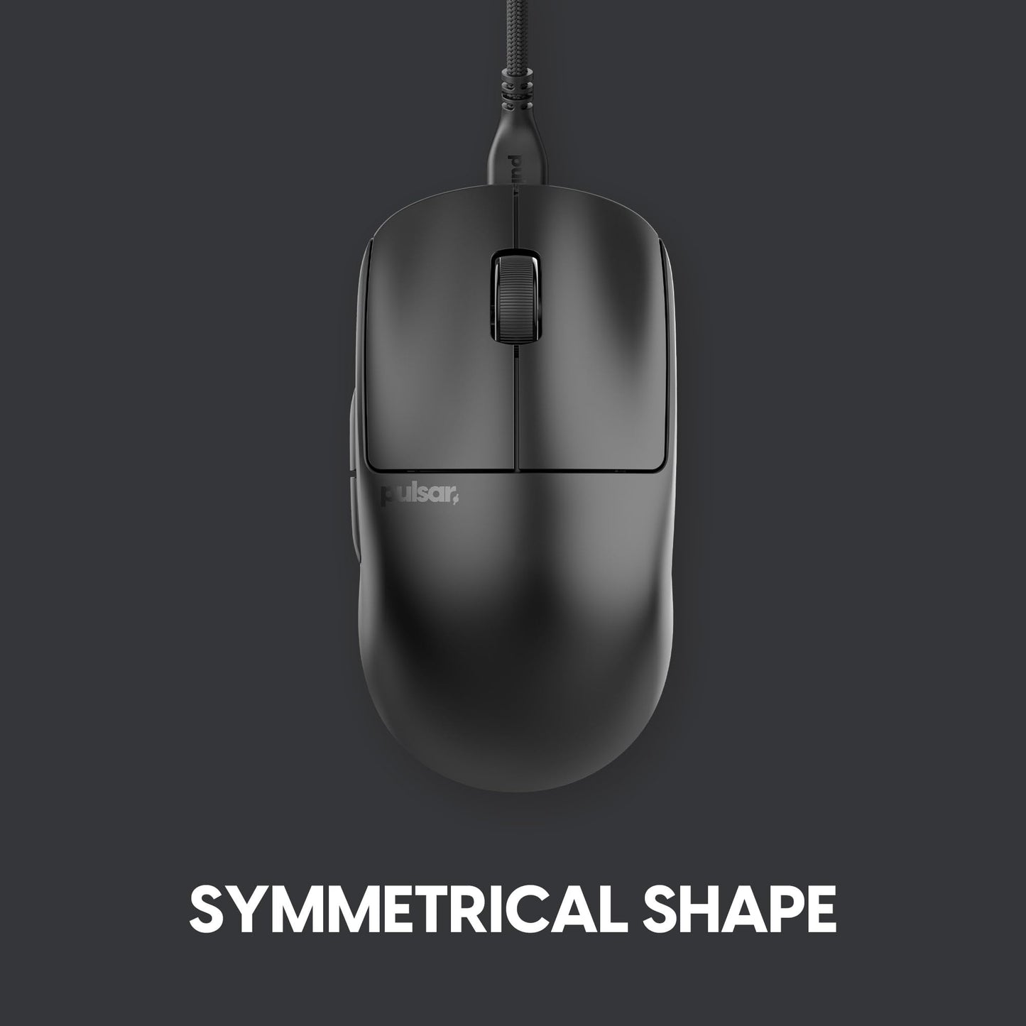 Pulsar Gaming Gears X2 Wired Gaming Mouse - 26000 DPI, Optical Switch, Medium Size, Black, Model PX2221D