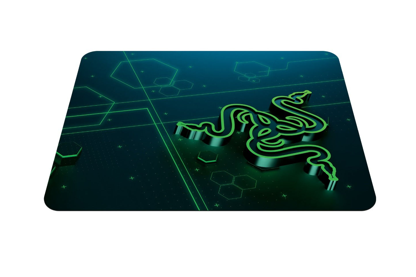 Razer Goliathus Mobile Soft Gaming Mouse Mat - Compact 8.5x10.6 inches, Blue, Travel-Friendly, Model RZ02-01820200-R3M1