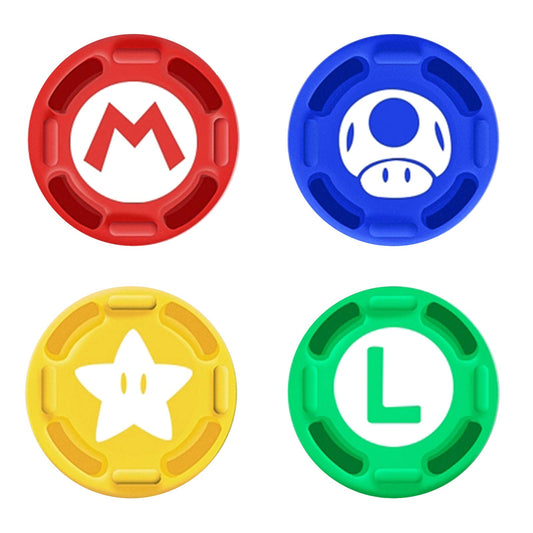 4Pcs Silicone Joystick Thumb Stick grip cover for Nintendo Switch Joy-con controllerSwitch OLEDSwitch Lite special edition