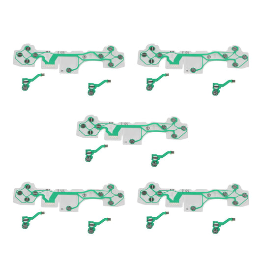 5 Set Flexible Ribbon Cable for Replacement FPC Gamepad Handle Conductive Film for Controller