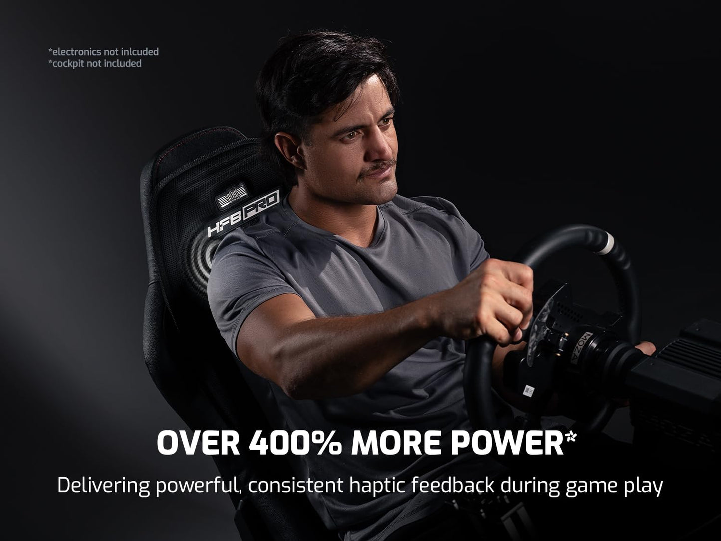 Next Level Racing HF8 Pro Haptic Feedback Gaming Pad NLR-G006 - Black