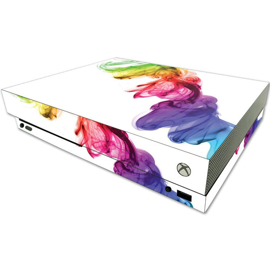 MIGHTY SKINS MightySkins Vinyl Skin for Microsoft One X Console - Rainbow Smoke, Durable, Easy to Apply, Model MIXBONX-Rainbow Smoke