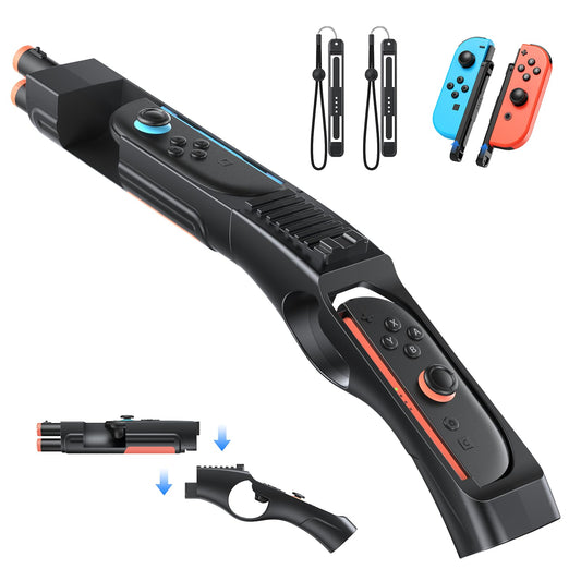 FASTSNAIL [Switch 1/2 Compatible] Shooting Game tool for Nintendo Switch 2/1/OLED  Detachable tool Handle with portable for Switch 2/1 Joypad  Hand Grip Controller Accessories for Switch Hunting Games