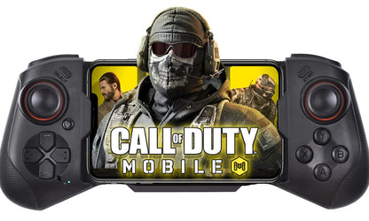 Megadream Mobile Gaming Controller - Wireless Gamepad for iPhone, Android, PC - Black - 18+ Hour Battery Life - Compatible with COD Mobile, Apex Legends