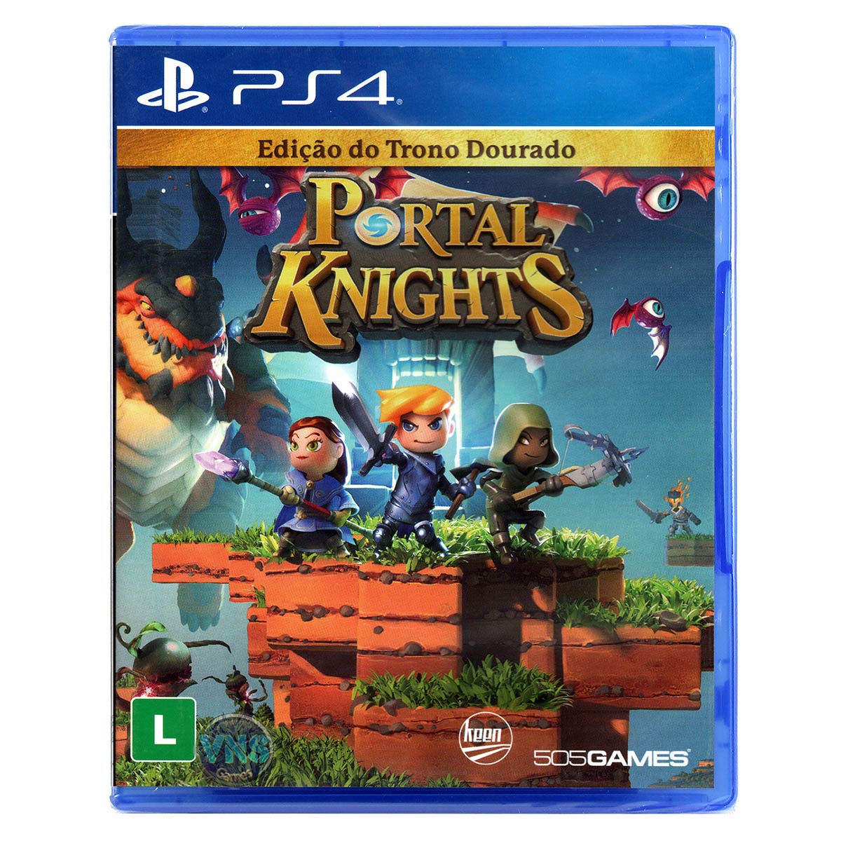 Portal Knights: Gold Throne Edition - PlayStation 4 (Renewed)