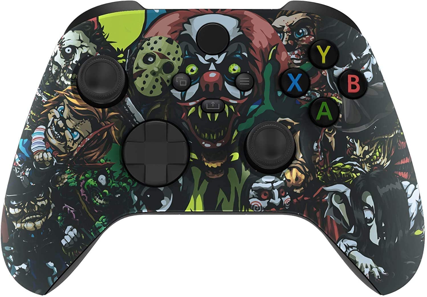 Modded Wireless Controller for Microsoft Xbox Series X/S & Xbox One - Compatible With All Shooting Games - Rapid Fire  Dropshot  Akimbo & More (X/S Scary Party)