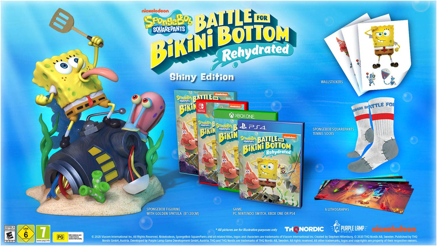 THQ Nordic SpongeBob Squarepants: Battle For Bikini Bottom - Rehydrated Shiny Edition (PS4) - Model 9120080075390