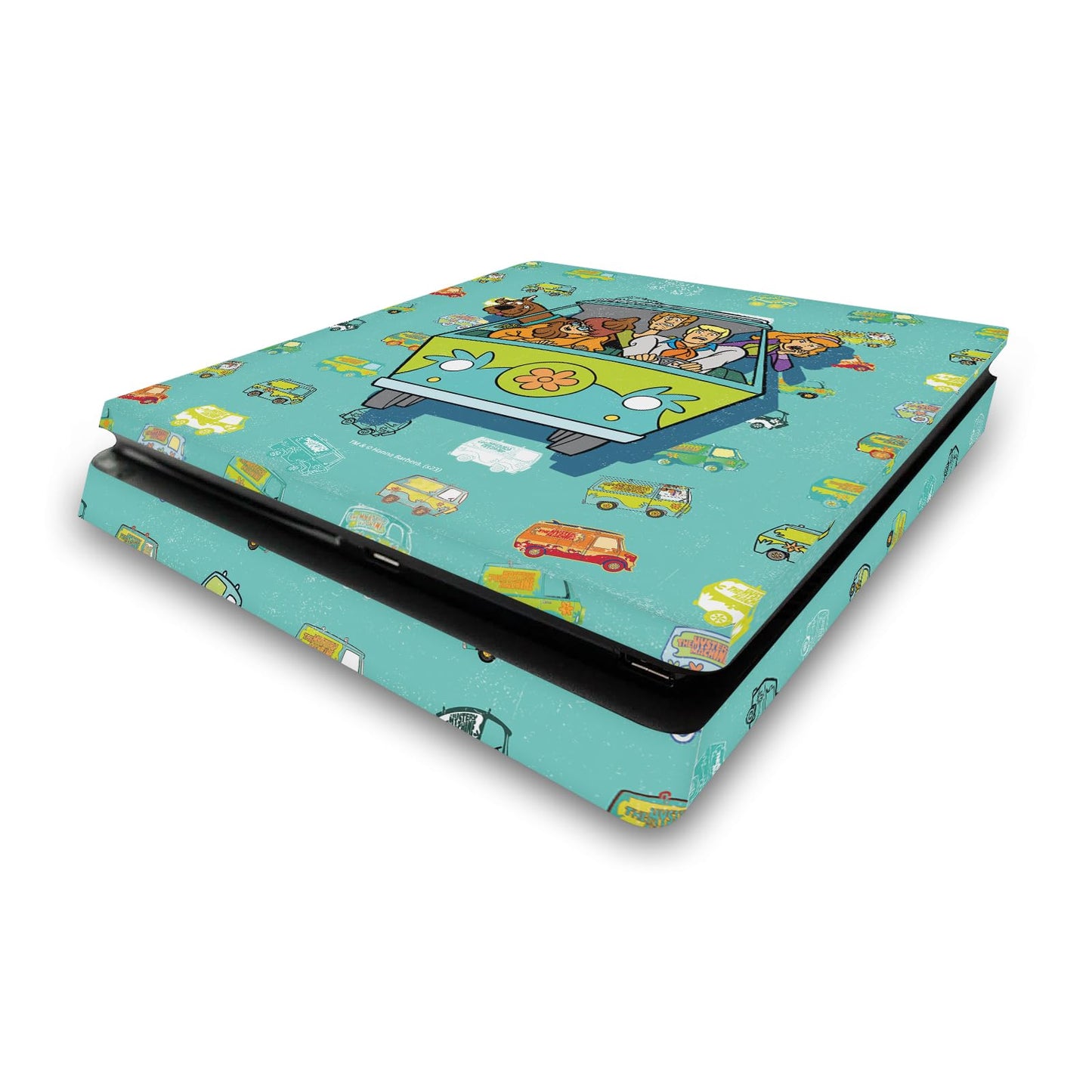 Head Case Designs Officially Licensed Scooby-Doo Mystery Inc. Graphics Vinyl Sticker Gaming Skin Decal Cover Compatible With Sony PlayStation 4 PS4 Slim Console