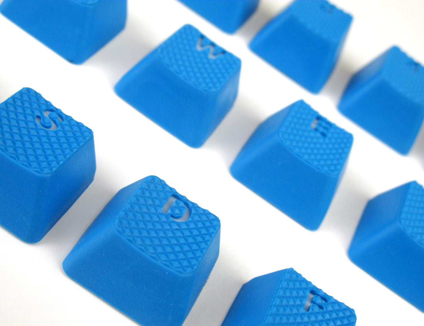 TAI-HAO Sky Blue TPR Gaming Backlit Keycaps Set for Cherry MX Keyboards, Model 018C03BU102