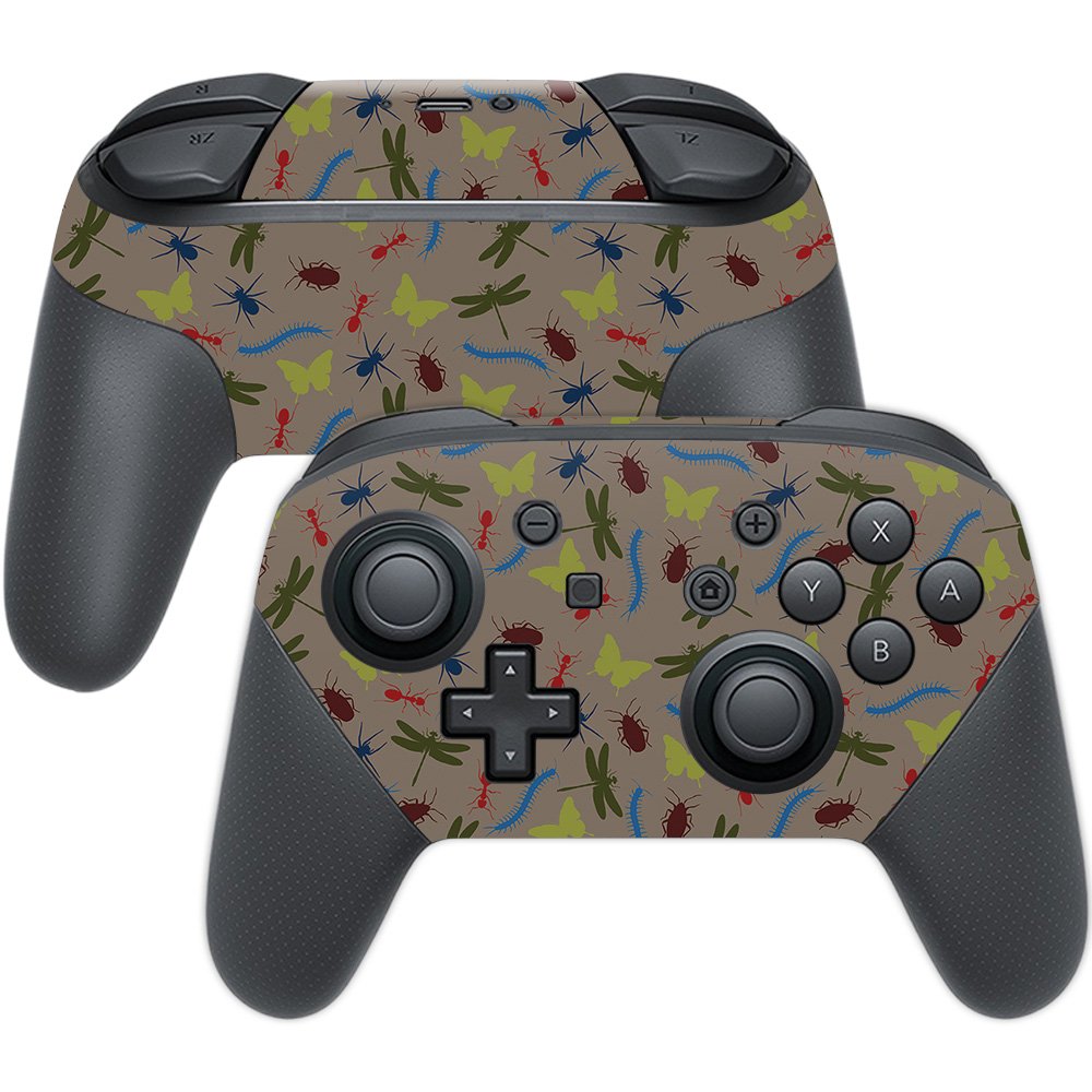 MightySkins Skin Compatible with Nintendo Switch Pro Controller wrap Cover Sticker Skins Creepy Crawly