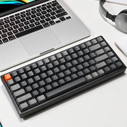 Keychron K2 Version 2 Wireless Mechanical Keyboard, Bluetooth/USB, 84 Keys, Gateron Red Switch, RGB LED, Aluminum Frame for Mac/Windows