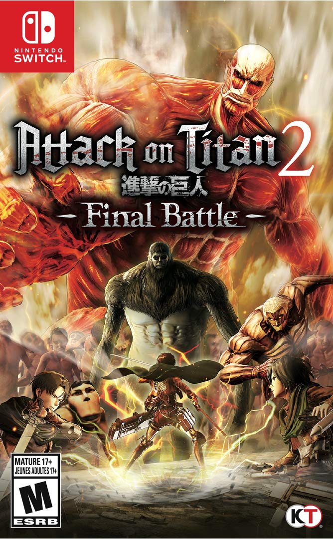 KT Attack On Titan 2: Final Battle - Nintendo Switch Game, Model 313