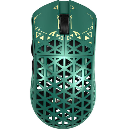 ATTACK SHARK R5Ultra 8K Wireless Gaming Mouse - 42000 DPI, 39g Lightweight, Green, Wired/BT/2.4GHz, PAW3950 MAX Sensor