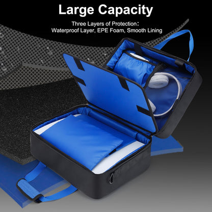 GDNasist PS5 Carrying Case - Thickened Protective Bag for Console, Headset, Controller & Accessories - Black