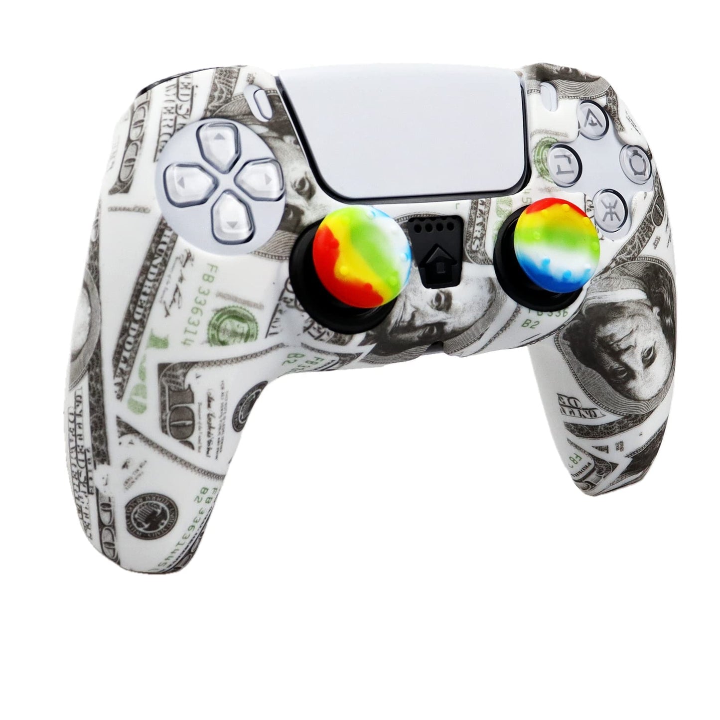 Oiokew Silicone Skin Cover for PS5 Controller - Anti-Slip Shell Case with 10 Joystick Grips - PS5 Controller #16