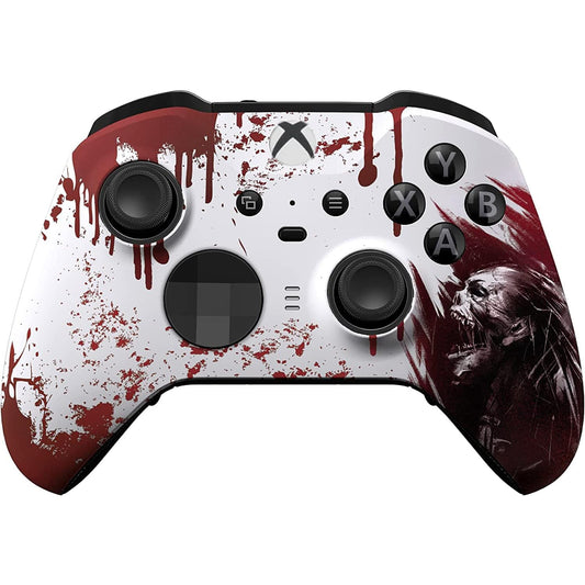 Custom Controllerzz Elite Series 2 Controller Compatible With Xbox One  Xbox Series S  and Xbox Series X (Bloody Zombie)