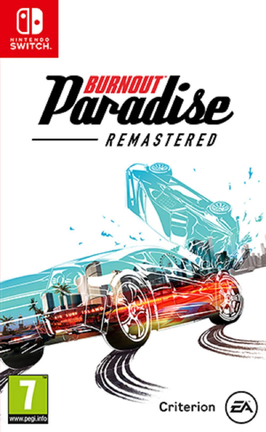 Electronic Arts Burnout Paradise Remastered - Nintendo Switch Edition, Model 1085129, Black Color