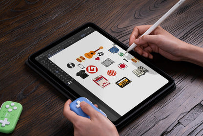 Nargos 8BitDo Mini Bluetooth Controller for Nintendo Switch, Windows, Android - Micro Green Key Chain Size