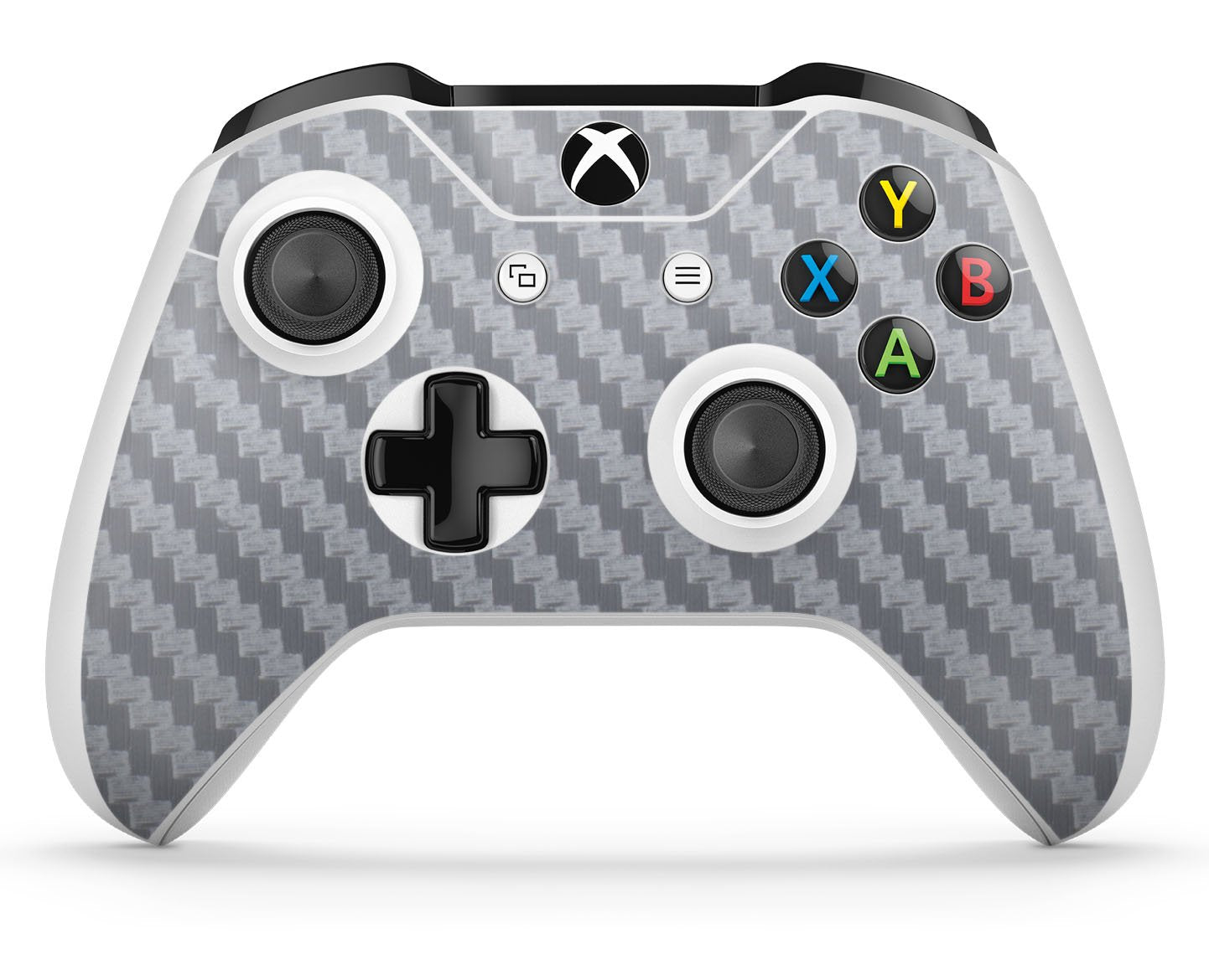 giZmoZ n gadgetZ Xbox One S Controller Skin - Carbon Silver Vinyl Full Wrap Sticker
