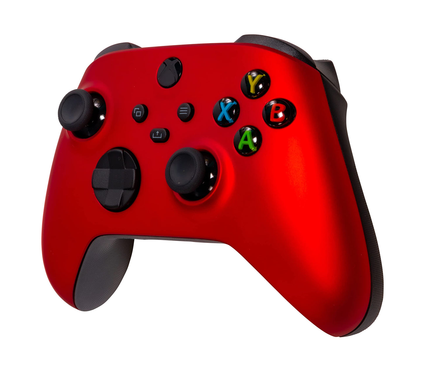 Crazy Controllerz Xbox Series X Soft Touch Controller - Metallic Red, Enhanced Grip, Compatible with Xbox One, Series X, Series S