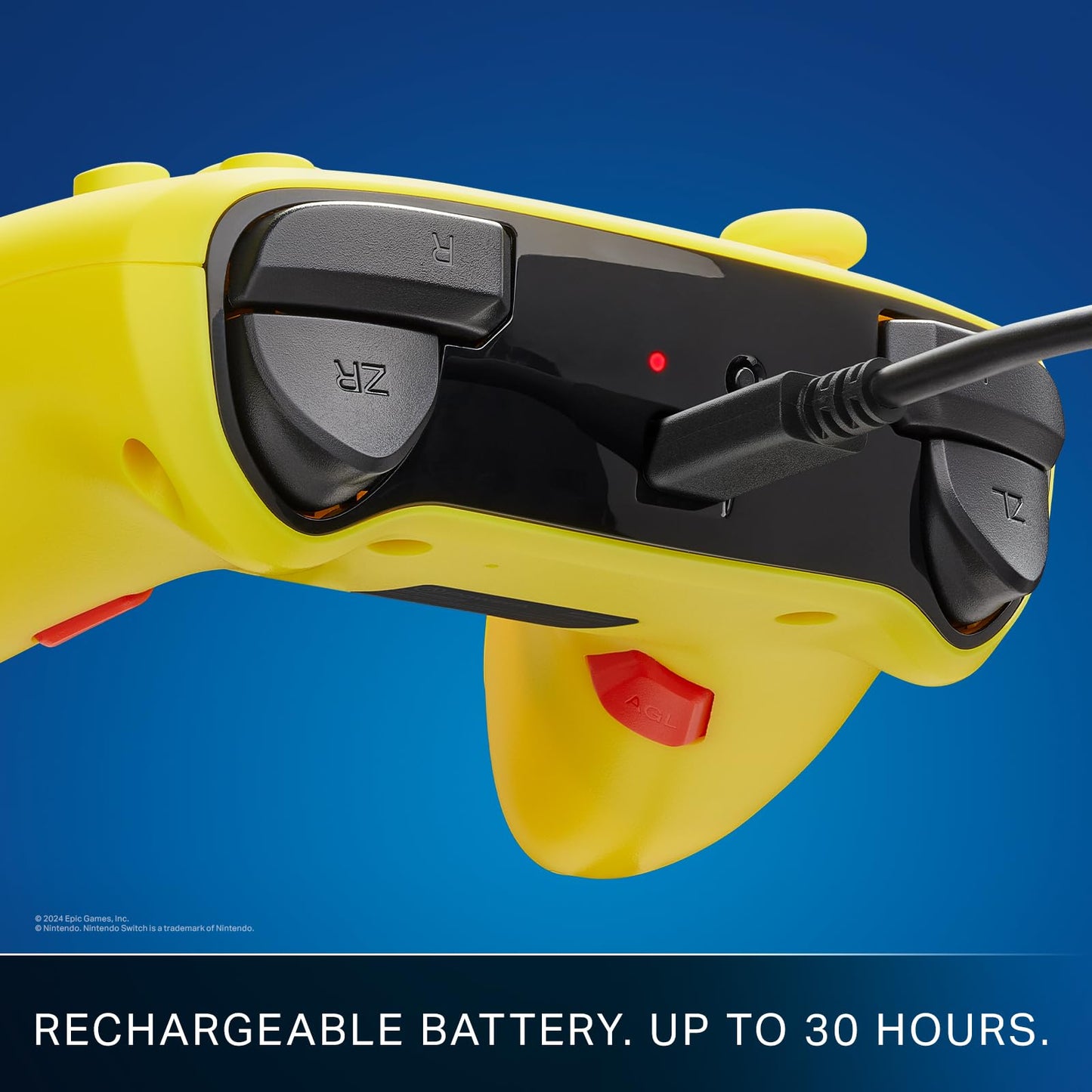 PowerA Enhanced Wireless Controller for Nintendo Switch - Peely, Yellow, Model NSGP0268-01, Officially Licensed Gamepad