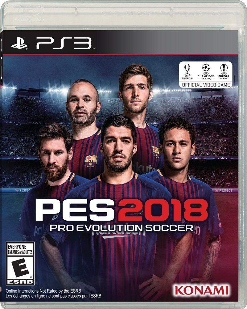 Konami Pro Evolution Soccer 2018 for PlayStation 3 - Model 083717203216