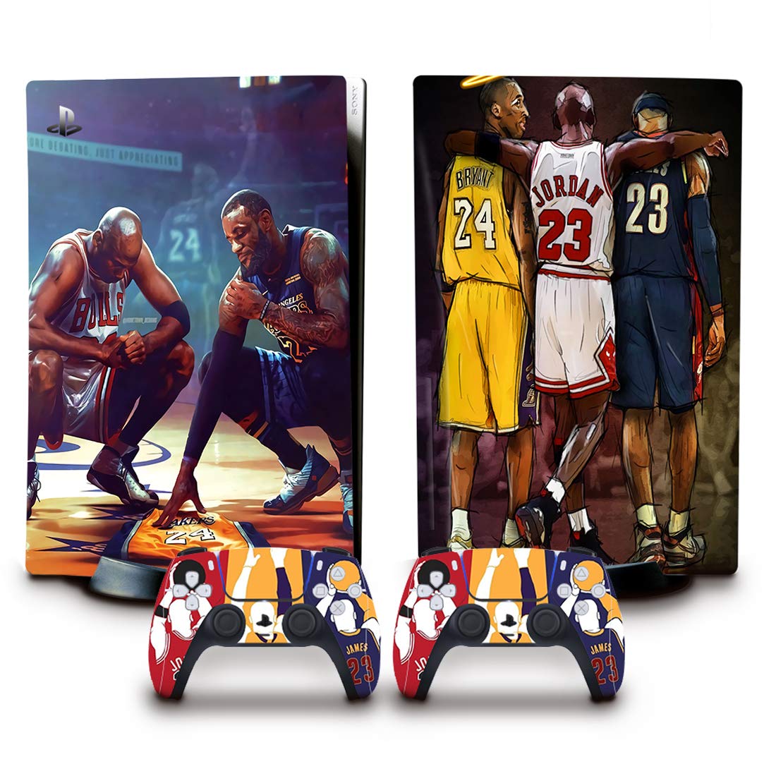 PEYANZ Vinyl Skin Compatible with PS5 (Disk Edition) | HD Print  Scratch Resistant  Bubble-Free Application