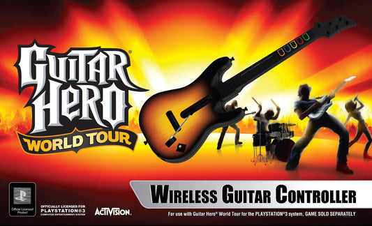 ACTIVISION Guitar Hero World Tour Stand Alone Guitar for Playstation 3 - Model 95509