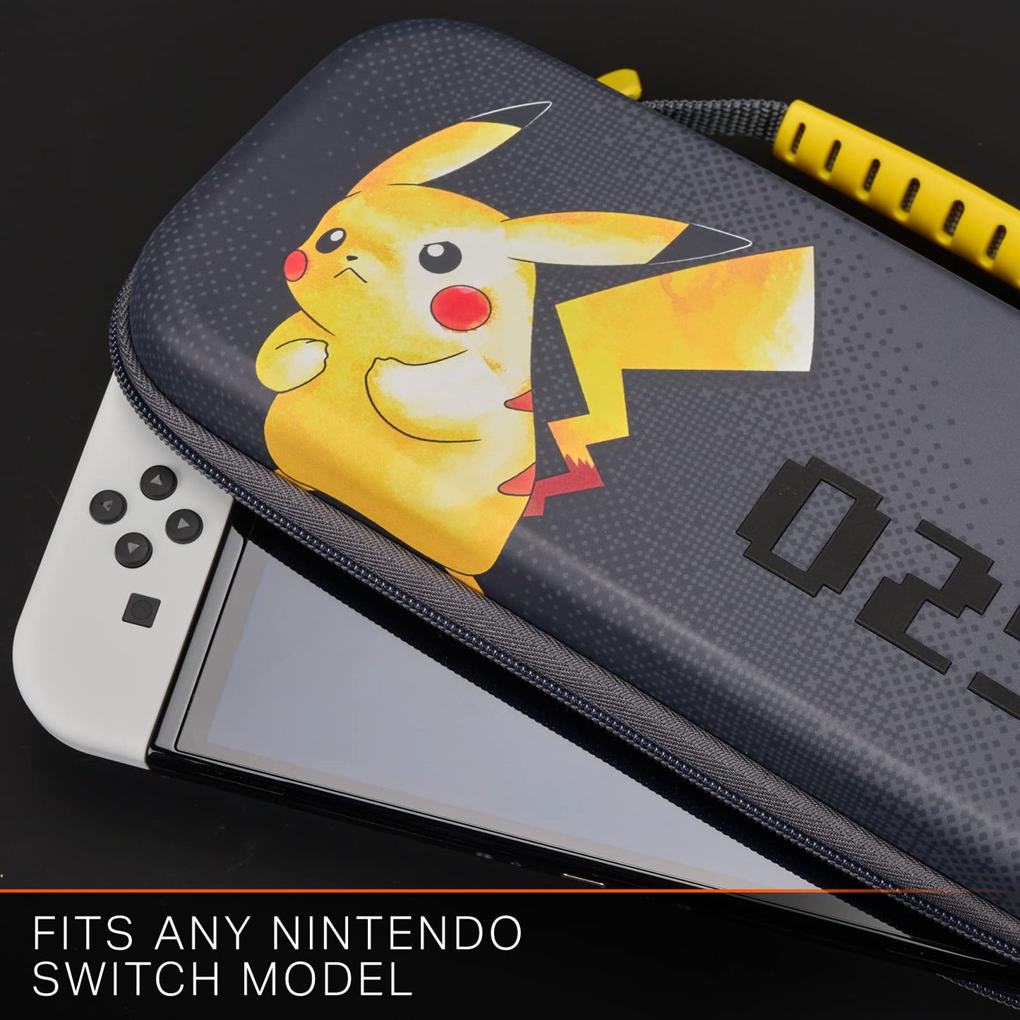 PowerA Protection Case for Nintendo Switch Lite - Pikachu 025, Nylon, Standard Size, Gaming Console Case
