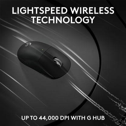 Logitech G PRO X Superlight 2c Wireless Gaming Mouse, 51g, 44K DPI, USB-C, Compact, Black, Model 910-007518