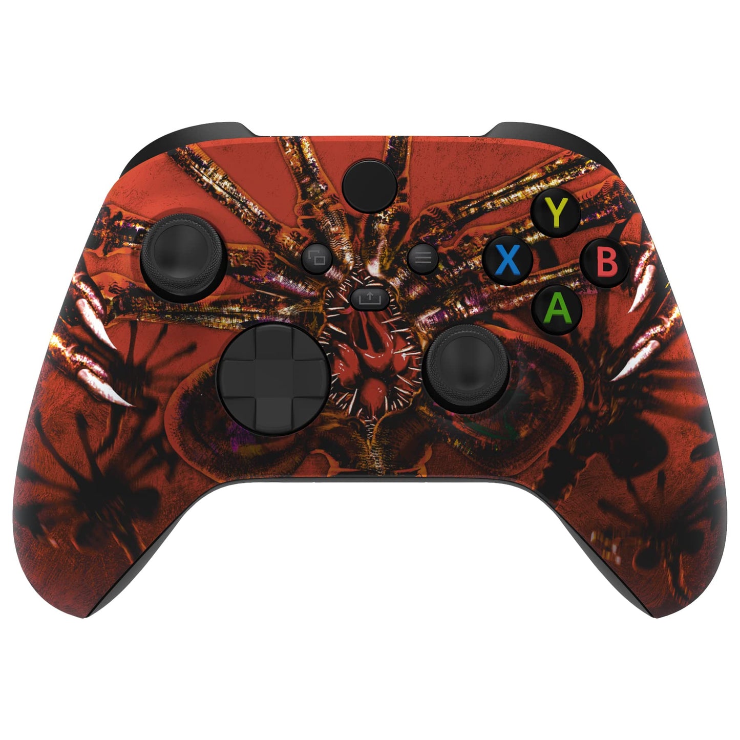 eXtremeRate Replacement Shell for Xbox Series X & S Controller - Unleash Your Style - Alien Fear Custom Acessories Skin Front Ho