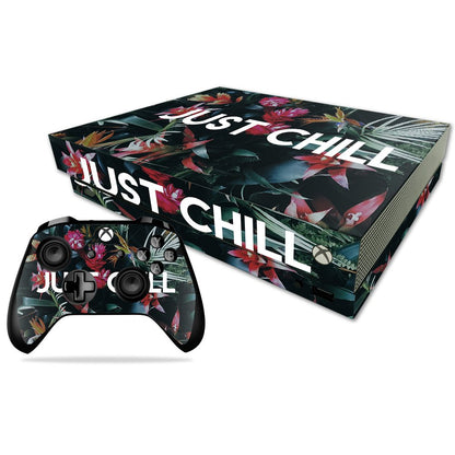 MIGHTY SKINS Xbox One X Skin - Just Chill | Durable Vinyl Decal Wrap, Easy to Apply & Remove | Model: MIXBONXCMB-Just Chill