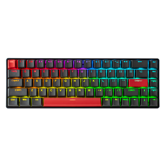 DrunkDeer G65 Rapid Activate Mechanical Keyboard Magnetic Switch Gaming PBT Keycap RGB Wired 65% Size USB Compact Anti-Ghost Black