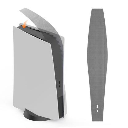 AJKTHGE Dust Cover Net for PS5 - Anti-Dust, Grey Lattice, Compatible with Optical & Digital Versions