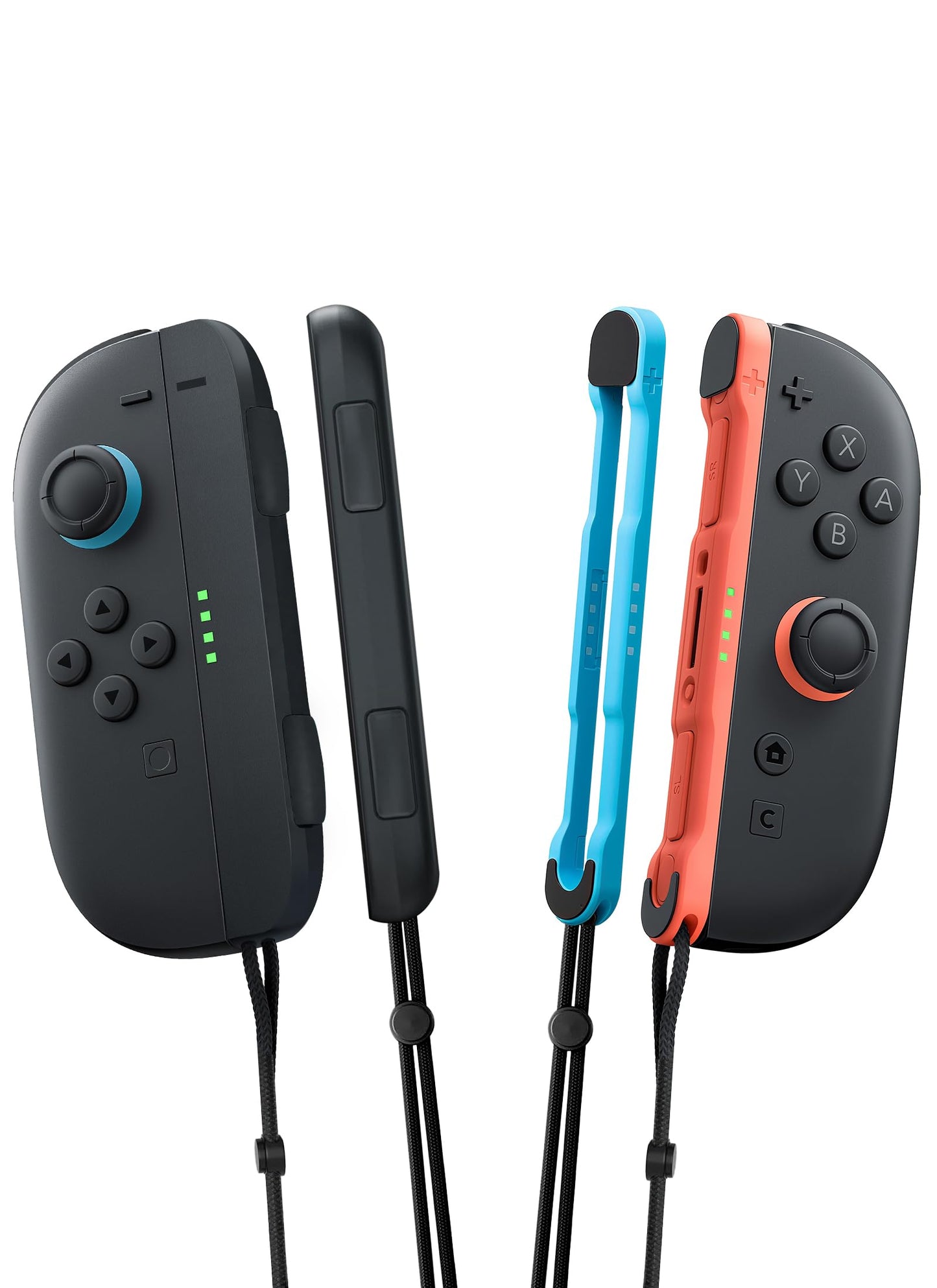 Mumba Wrist Straps Compatible with Nintendo Switch 2 Mouse Mode  2 Pairs Magnetic Wrist Straps for Joy Con Controller Switch 2 Replacement Parts Accessories Improved sensitive SR/SL Buttons