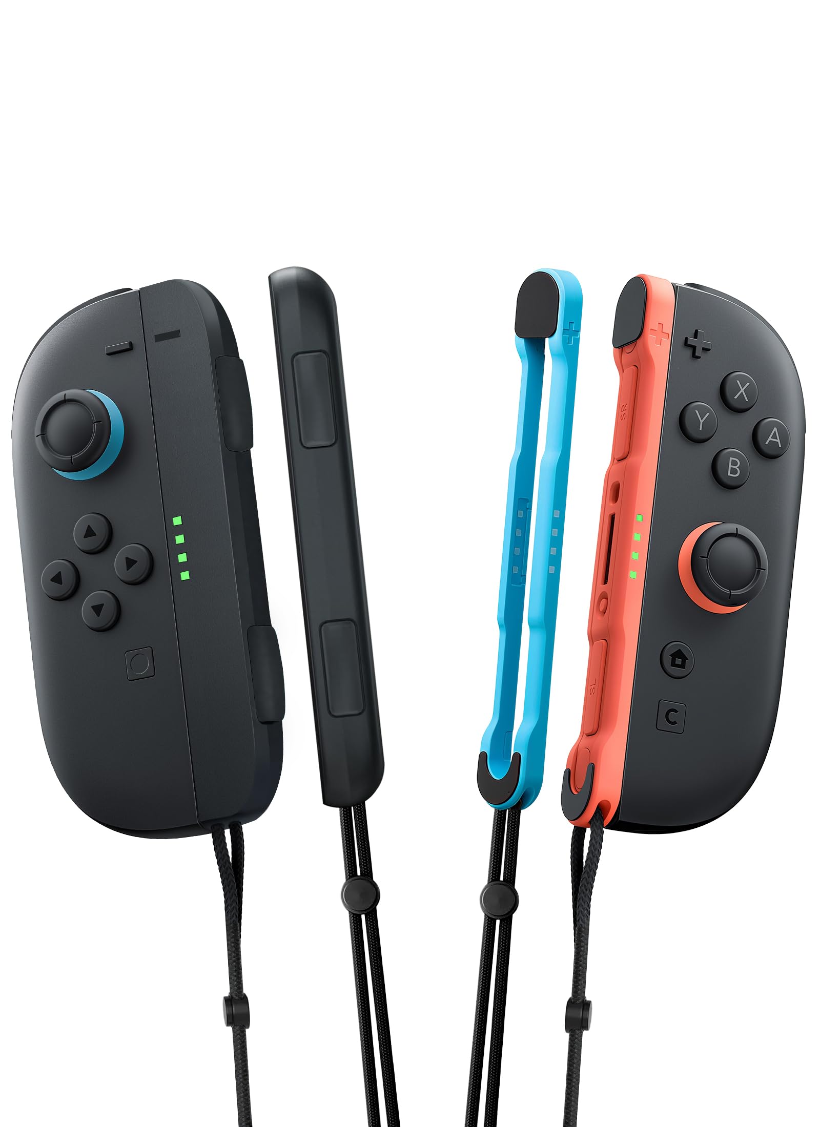 Mumba Wrist Straps Compatible with Nintendo Switch 2 Mouse Mode  2 Pairs Magnetic Wrist Straps for Joy Con Controller Switch 2 Replacement Parts Accessories Improved sensitive SR/SL Buttons