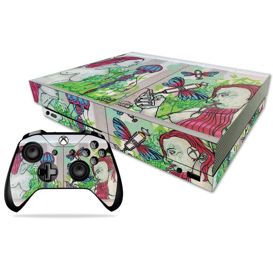 MIGHTY SKINS Xbox One X Skin - Durable Vinyl Decal Wrap, Modern Technology, Easy to Apply & Remove, Made in USA, Model MIXBONXCMB-Modern Technology