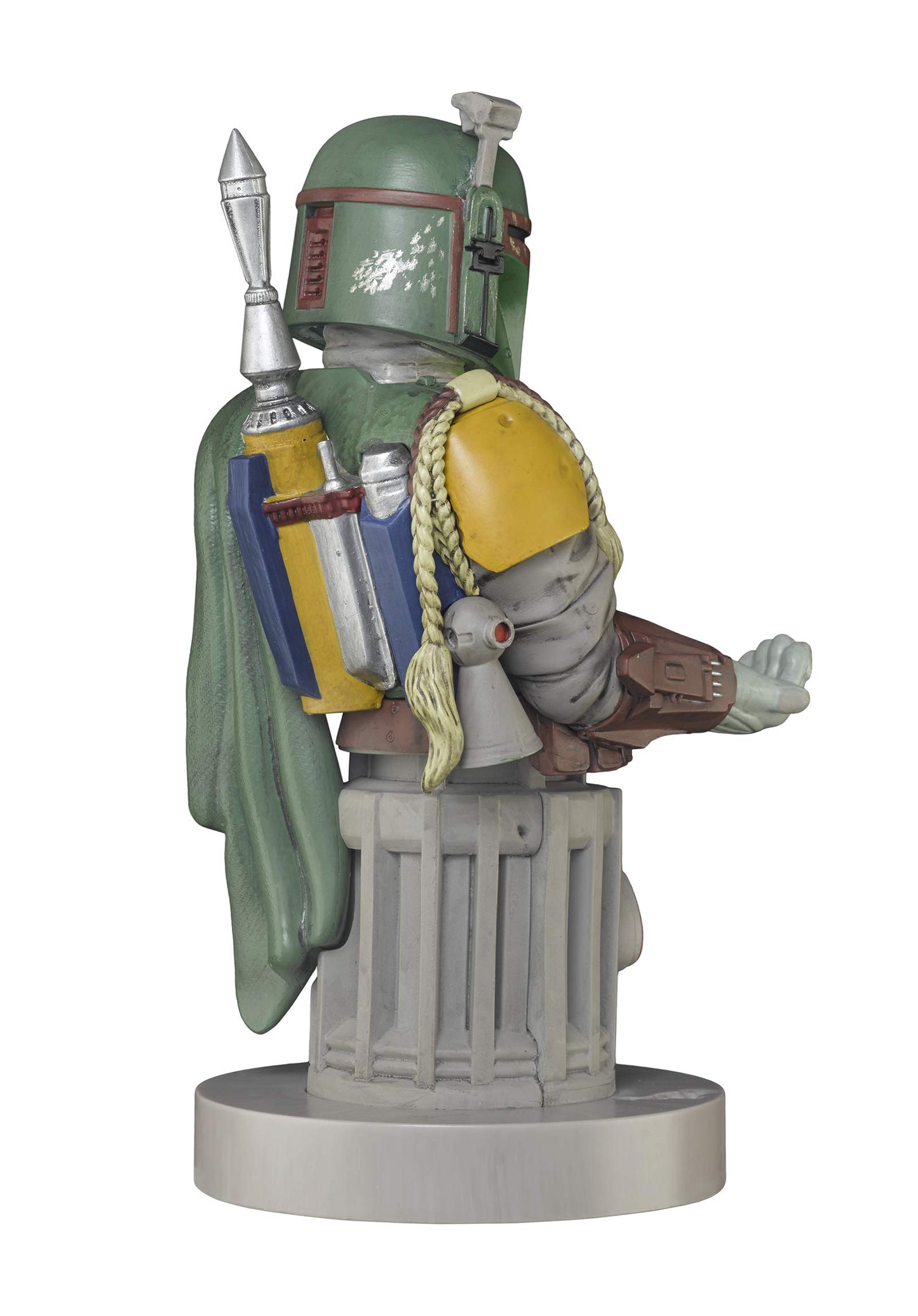Exquisite Gaming Boba Fett Controller Holder - Green PVC Stand, Standard Size, Model CGCRSW300154, Licensed Star Wars Figure