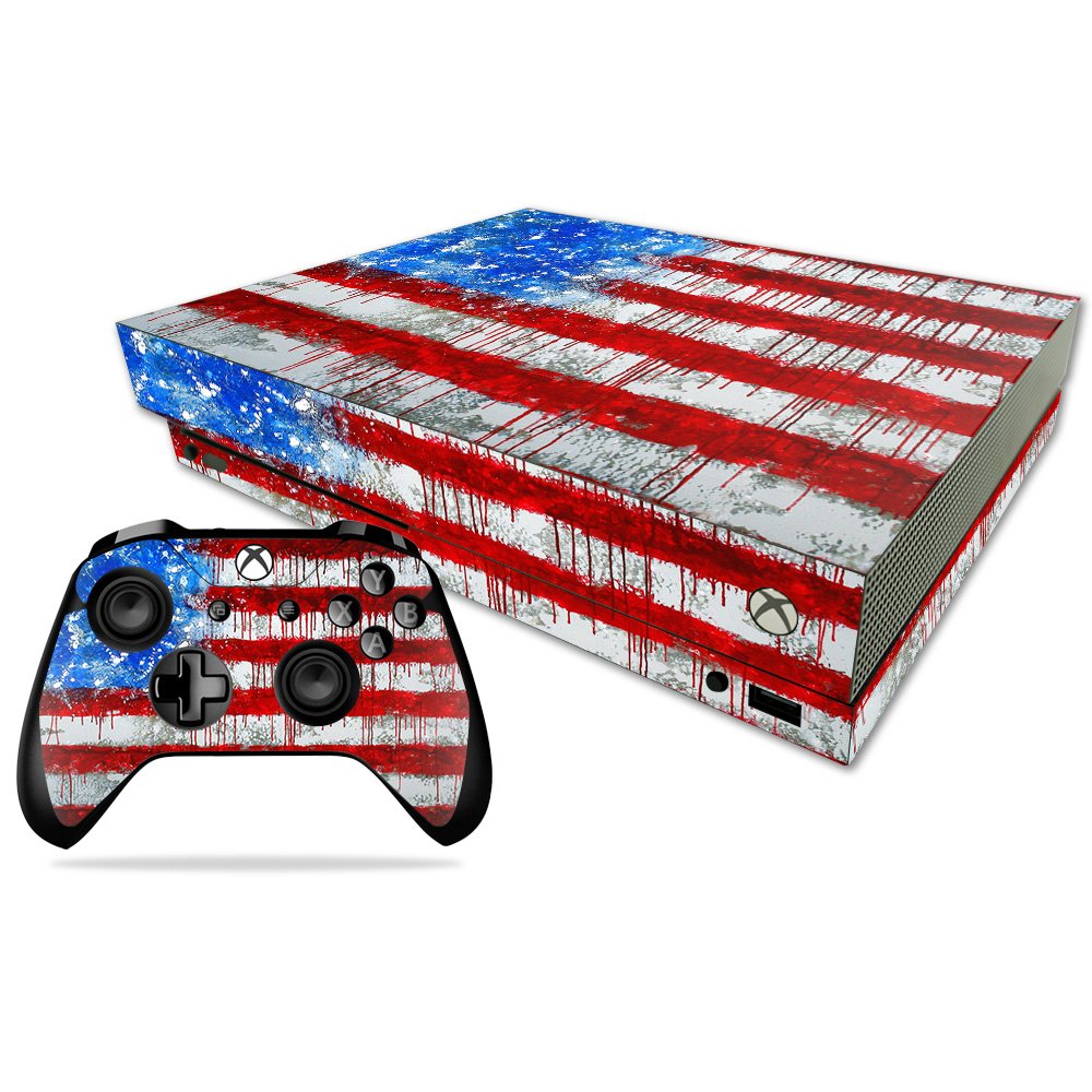 MIGHTY SKINS Xbox One X Skin - Durable Vinyl Decal Wrap, Easy Apply/Remove, Colors Dont Run, Model MIXBONXCMB