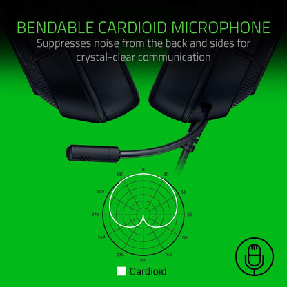 Razer Kraken X Lite Gaming Headset - Lightweight 1.3 oz - Black - Durable Plastic - Model RZ.AU.KR.08.RT