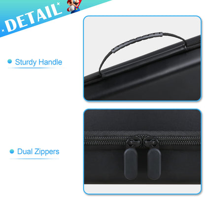 BOVKE Carrying Case for Nintendo Switch 2 - Travel Bag, Extra Space for Accessories, Black, Model V89M2