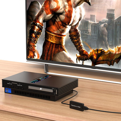Azduou PS2 to HDMI Converter - Connect PS2/PS3 to HDTV, True Ypbpr HD Signal, Black