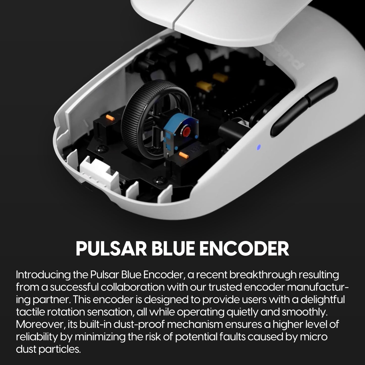 Pulsar Gaming Gears X2A Mini Wireless Gaming Mouse - 26000 DPI, Ambidextrous, Ultra Lightweight, White & Black