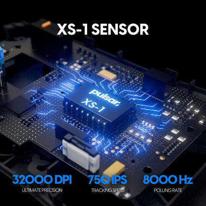 Pulsar Gaming Gears X2H v3 Wireless Gaming Mouse, 32K DPI, Ultra Lightweight 53g, Mini, White, PX2H312-A