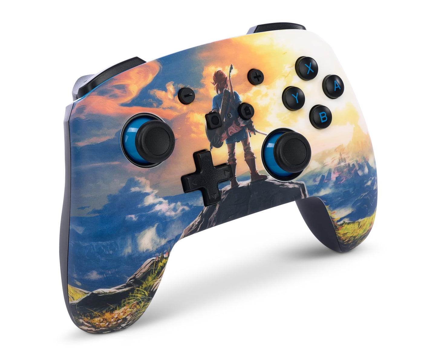 PowerA Enhanced Wireless Controller for Nintendo Switch - Kingdom of Hyrule, Officially Licensed Gamepad, Model 1526541-01
