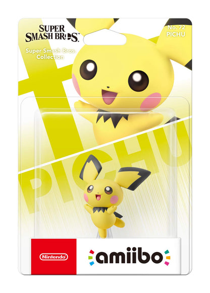 Nintendo Amiibo Pichu Figure - Multicolor Collectible, Model 10001289